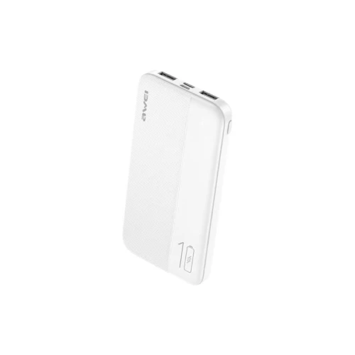 AWEI P5K Portable Power Bank 10000mAh Powerbank Dual USB A Type c Micro Dual input Fast Charge Travel Poverbank For Mobile Phone - Image 5