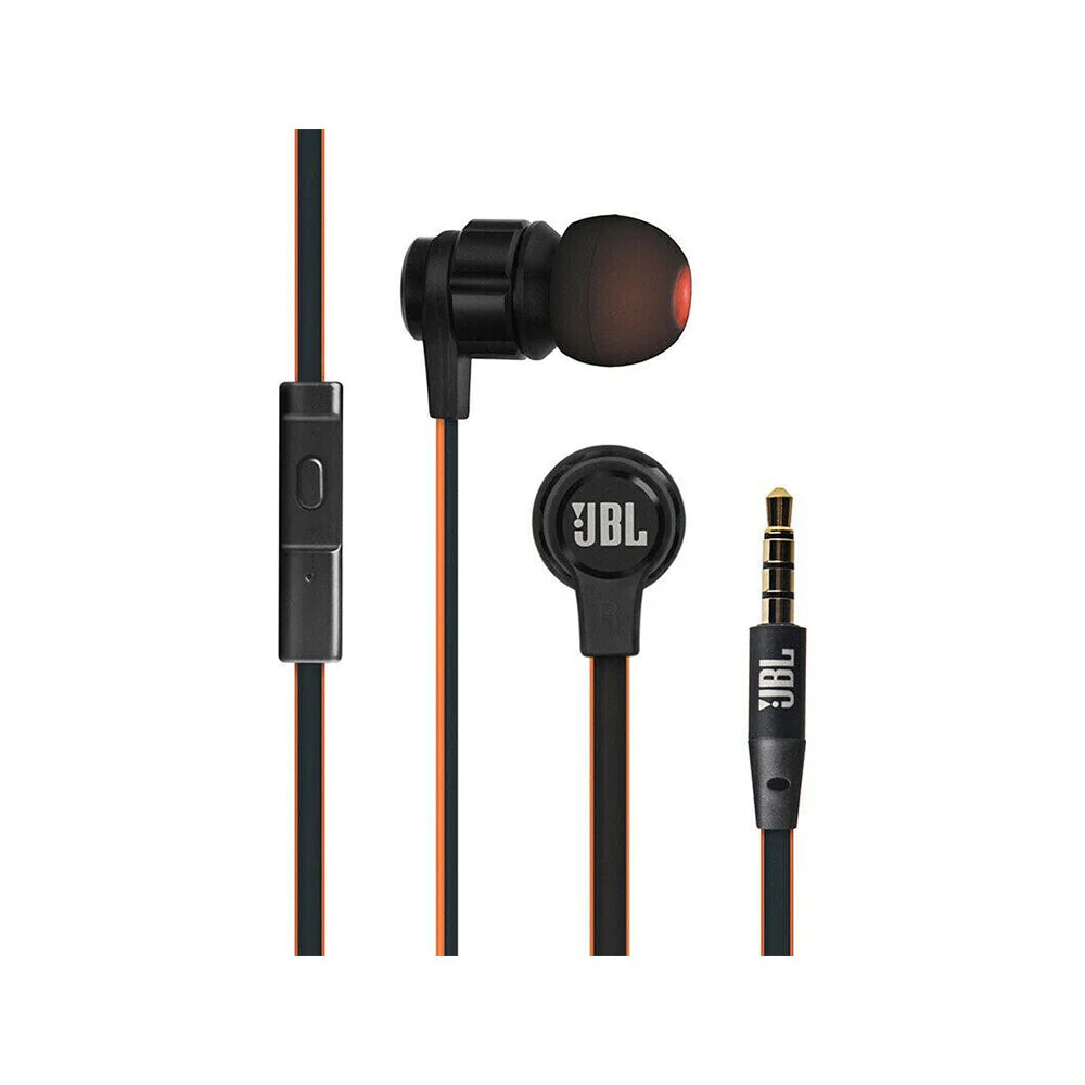 JBL T180A Universal 3.5mm In-ear Stereo Earphones (Black) - Image 2