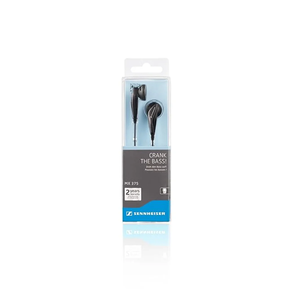 Sennheiser MX 375 CRANK THE BASS ! Black - Image 6